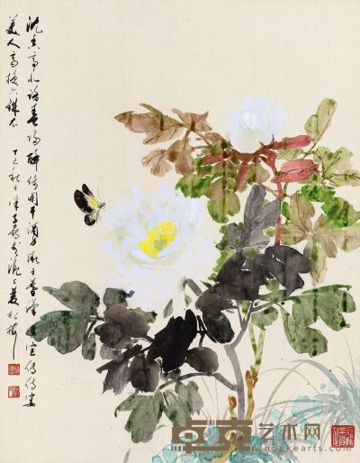 徐子鹤 花卉 55×43cm