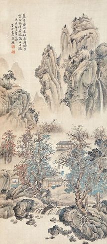 吴历 山水