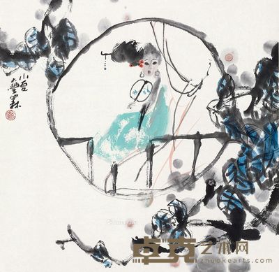 安林 小夏 48×48cm