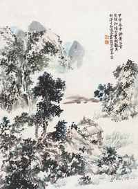 萧俊贤 山水