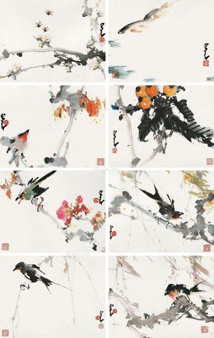 赵少昂 花鸟