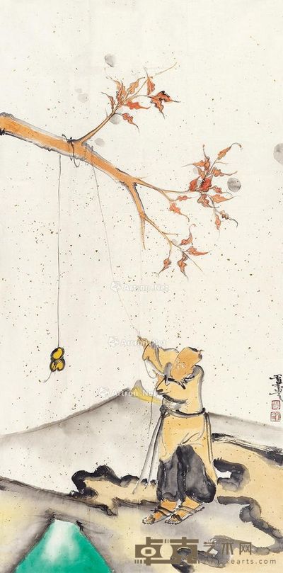 张正民 人物 132×66cm