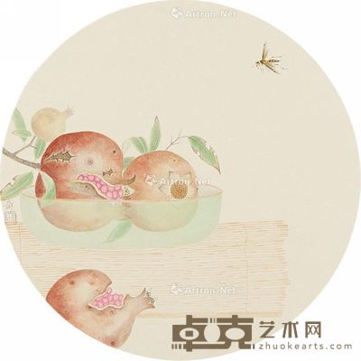 杨立奇 多子多福 直径31cm