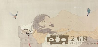 司子鸣 立秋 95×44.5cm