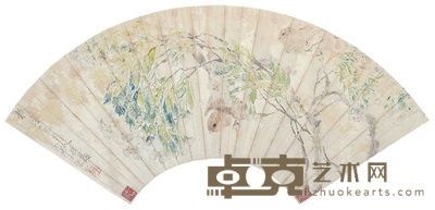 沙馥 花鸟 25×52.5cm