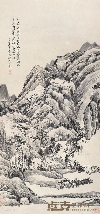 毕涵 山水 95×45cm