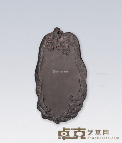 刘青 佛手砚 13.5×7.5×1.8cm