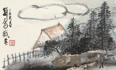 刘仑 乡景 24×42cm