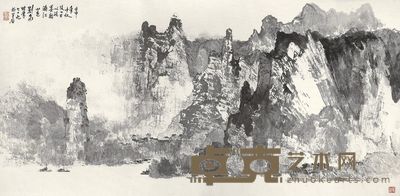 刘仑 漓江山色 68×137cm