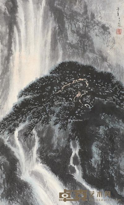 陈金章 山水 66×40cm