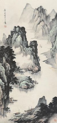 黄幻吾 山水