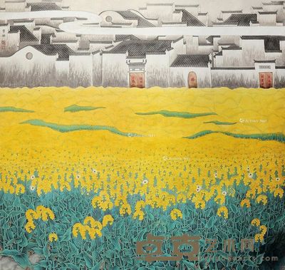 李冲 世外桃源 169×175cm