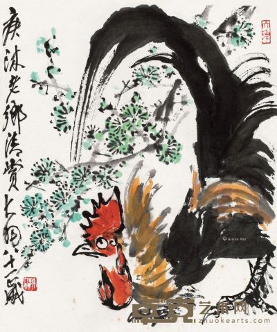 陈大羽 大吉图 80.5×59cm