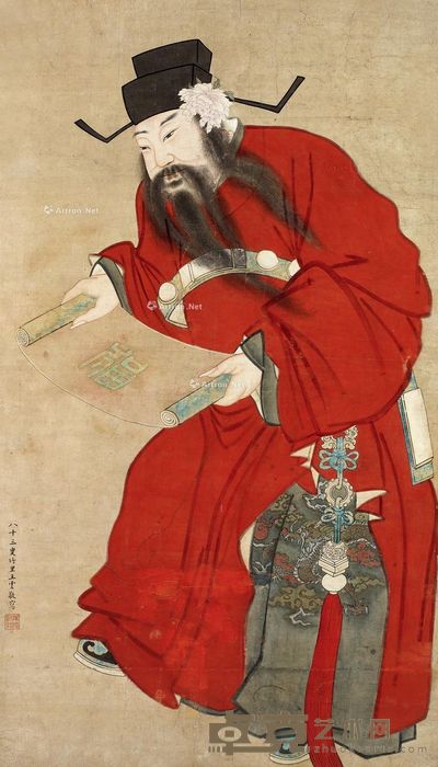王云 天官赐福 150×85.5cm
