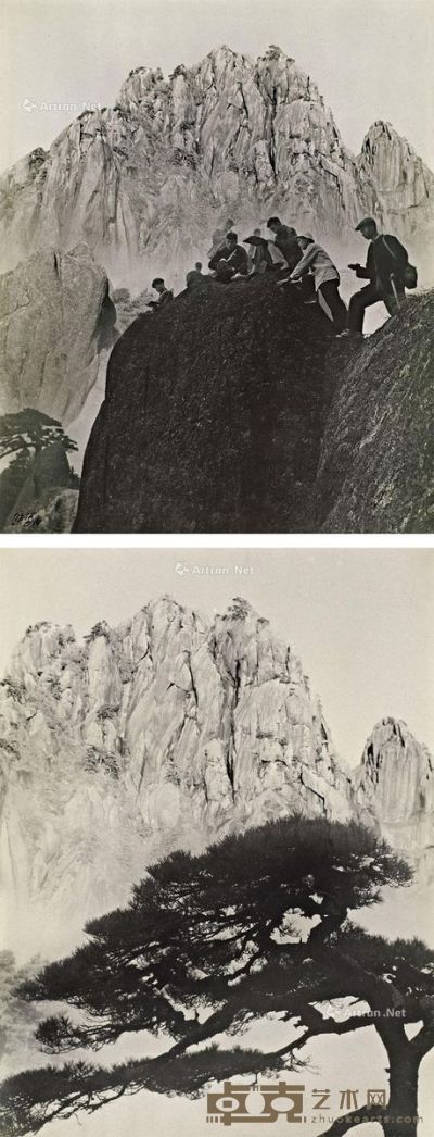 卢施福 黄山风景 29.7×24cm；28.5×21cm