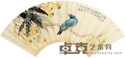 熊松泉 花鸟 42×14cm