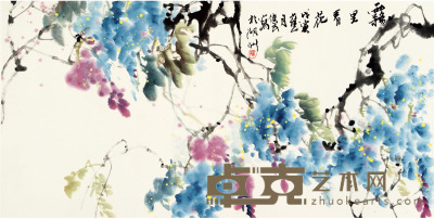 张伟民 花卉 98×49cm