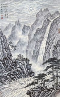 陶冷月 山水