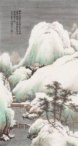 苏小松 雪山幽居