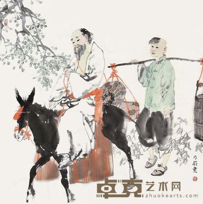 李乃蔚 远途 68.5×65.8cm