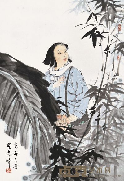 李峰 人物 90×60cm