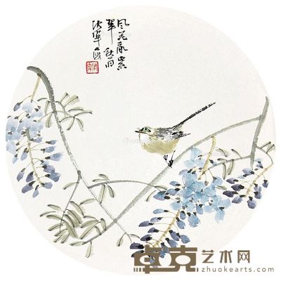 沈伟 风花 直径38cm