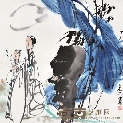 陈孟昕 人物 68×69cm