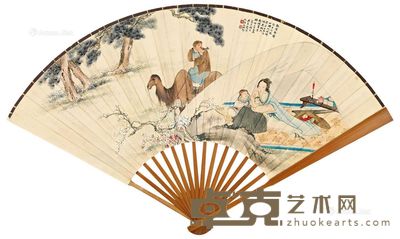 吴青霞 文姬归汉 18×51cm