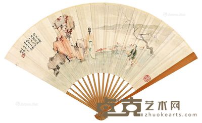 顾青瑶 王庆禄 静倚栏干曲 节录柯煜《绝妙好词原序》 18.5×51cm