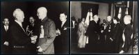 P 1953年台湾励志社拍摄蒋介石夫妇、陈诚夫妇欢迎前南朝鲜首相李承晚访台、蒋介石与李承晚握手新闻照片各一张