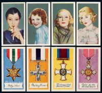 二十世纪英国Glengettie Tea烟公司出品世界勋章彩色香烟画片一组二十五枚