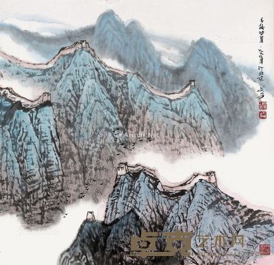 王文芳 千秋伟业 69×70cm