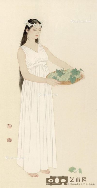 陈治 武欣 飘香 63×33cm