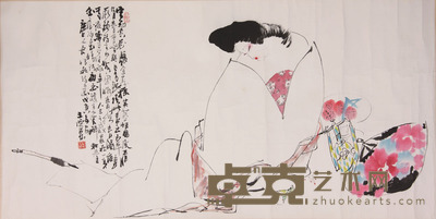 王西京 《唐人诗意》 136×69cm