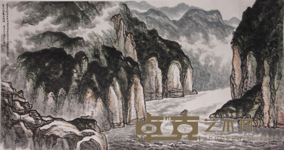 黄纯尧 《三峡》 178×96cm