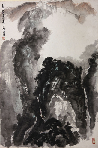 谭学楷 《山水》