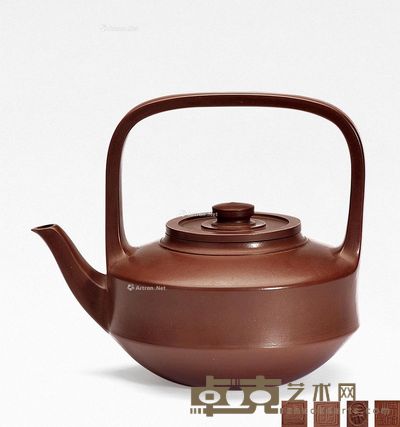 吴界明·提璧壶 高15.3cm;宽18cm