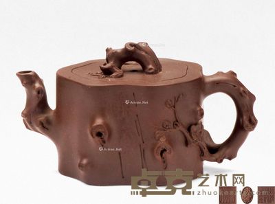 曹婉芬·寒梅壶 高6.8cm;宽12cm
