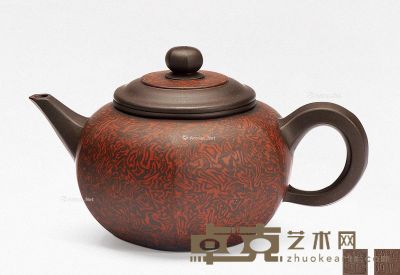 华健·仿明漆皮六方圆口 高8.8cm；宽15.5cm