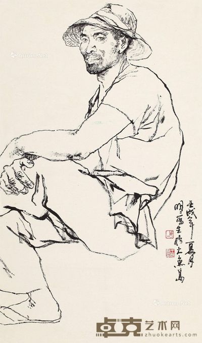 王明明 人物 82.5×49cm