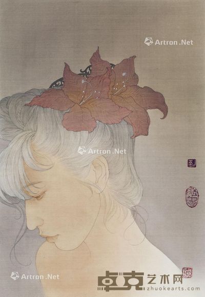 刘瑶 那年花开 42×19.5cm