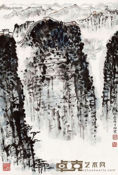 钱松嵒 山水 52×35cm