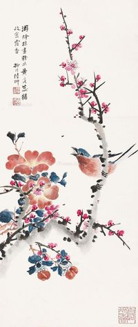 陆抑非 游蜂掠花