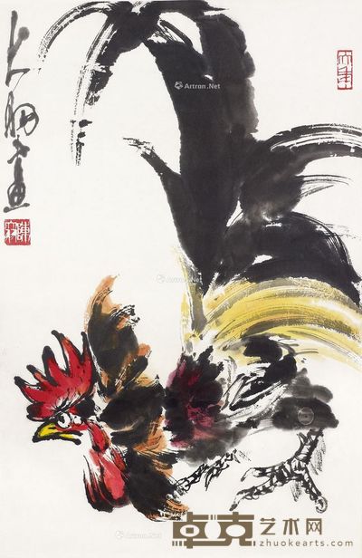 陈大羽 大吉图 70.5×45.5cm