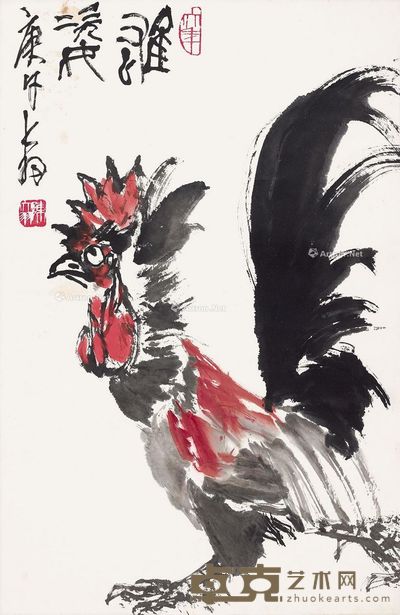 陈大羽 雄姿 67.5×44cm