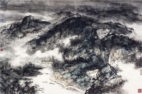 郑登桥 山水