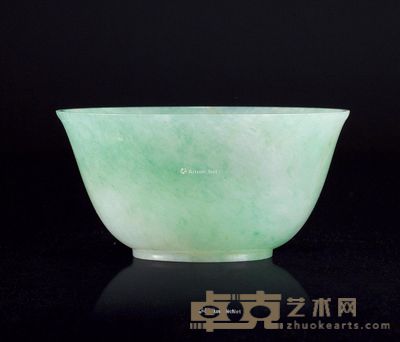 清中期 翡翠碗 --