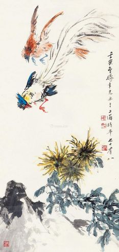 张聿光 花鸟