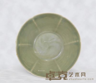 北宋 耀州窑六葵口菱形大碗 口径18.8cm