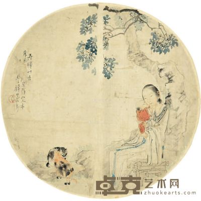钱慧安 圆光 28圆